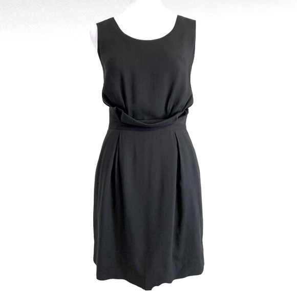 Jenni Kayne | NWOT💎RARE FIND💎Paperbag Pleat Waist Mini Dress + Pockets Black 2 - Picture 3 of 15